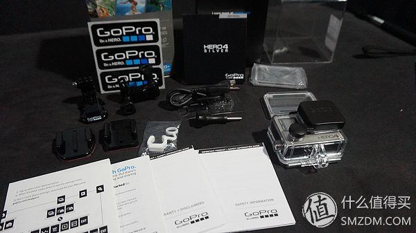 Be a hero：GoPro HERO4 SILVER 运动摄像机 开箱 和 配件选购介绍
