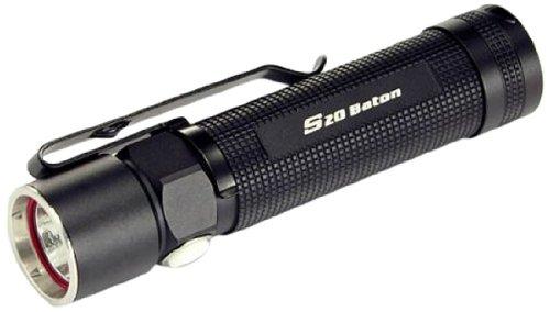 Olight S20 Baton LED Flashlight 470 Lumens - Use Two CR123A or One 18650 Battery