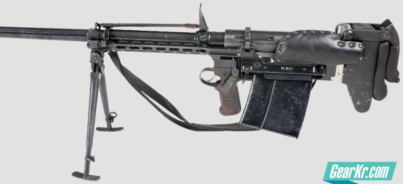 Probably the first ever mass-produced bullpup military issued weapon, the PzB M.SS.41 anti-tank rifle was manufactured in Czechoslovakia under Nazi occupation and used by German troops during World War II